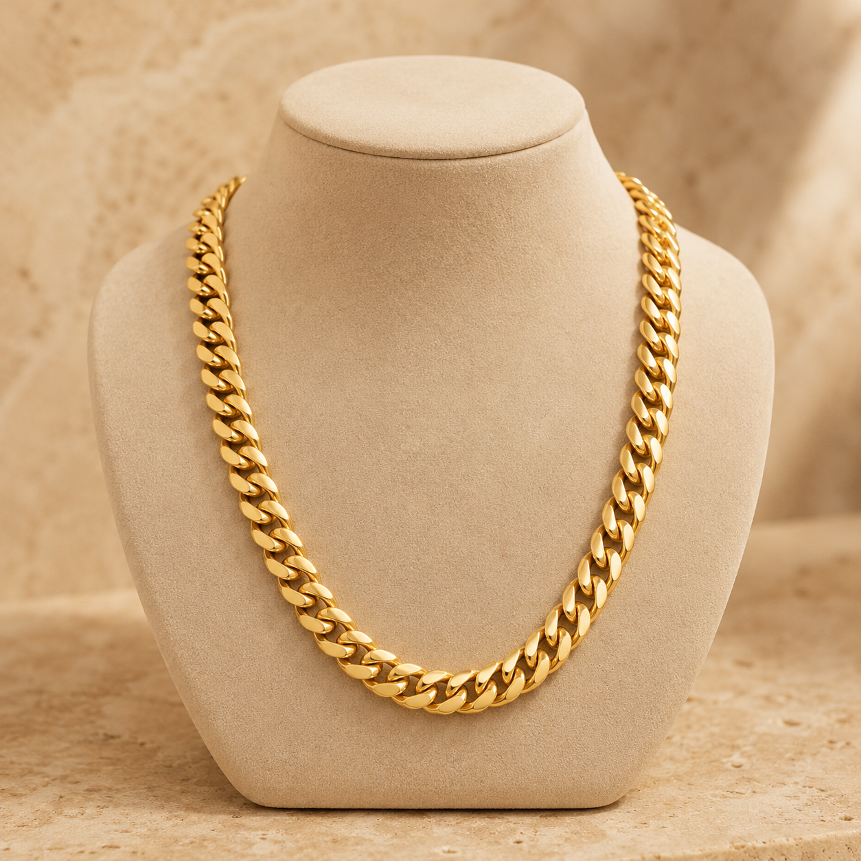 Gold plated Cuban link chain