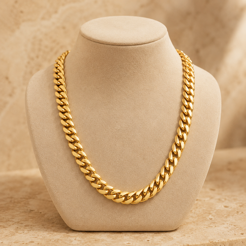 Gold plated Cuban link chain