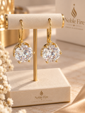 Gold-Tone Cubic Zirconia Drop Earrings