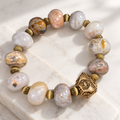 The Gaia Bracelet. Pre-Loved Earth-Tone Stone Beaded Bracelet