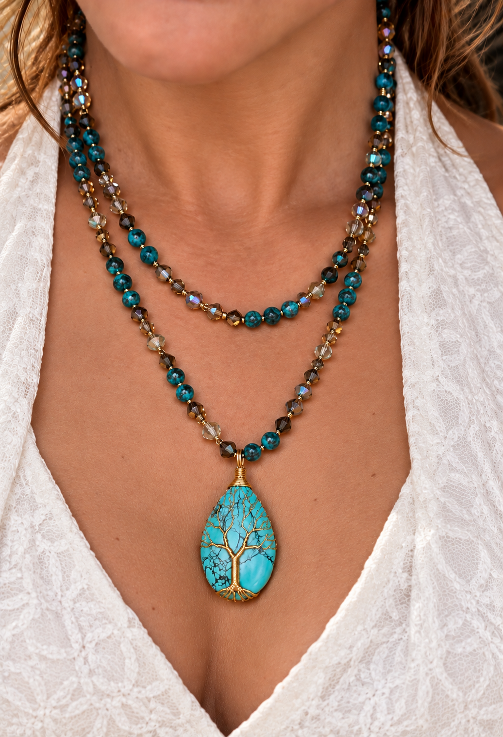 The Fabia | Tree of Life Pendant Necklace
Pre-Loved Collection